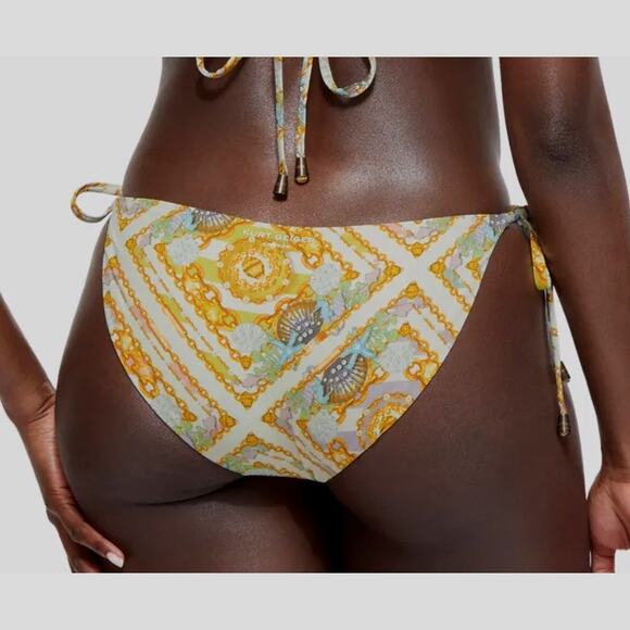 Kurt Geiger London Kensington String Bikini Bottoms, Shells Chains | Womens L - Picture 4 of 11